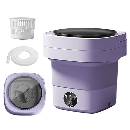 Portable Washing Machine with UV Sterilization, Foldable Mini Washing Machine for Baby Clothes, Small Washing Machine