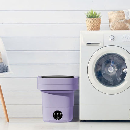 Portable Washing Machine with UV Sterilization, Foldable Mini Washing Machine for Baby Clothes
