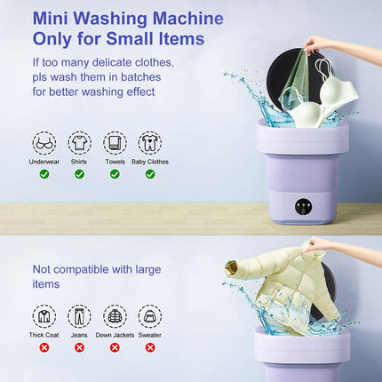 Portable Washing Machine with UV Sterilization, Small Washing Machine – image 5