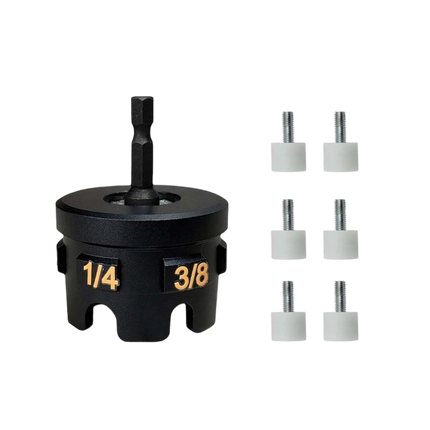 Threaded Rod Nut Driver, Nut Runner Drill Attachment for 1/4 to 1/2 Inch Rods – image 8