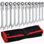 Combination Wrench Set with 72 Tooth Ratchet Wrenches – image 6