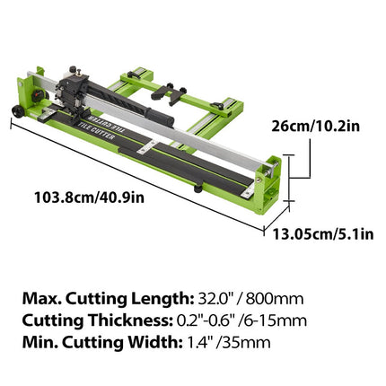 Manual Tile Cutter with Laser Positioning, Tile Cutting Tool for Porcelain