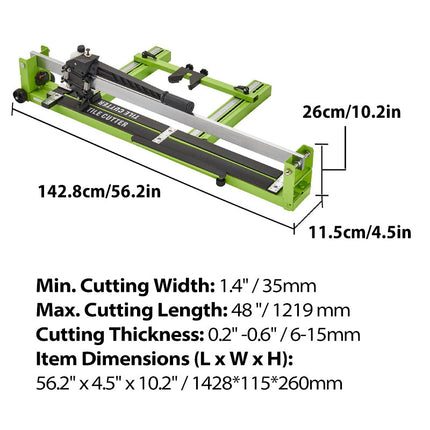 Manual Tile Cutter with Laser Positioning, Ceramic Tile Cutter – image 4