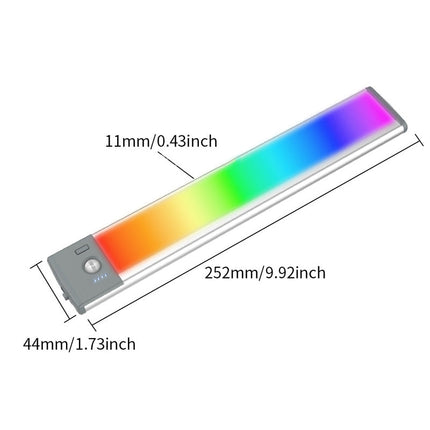 RGB LED Light Bar for Bookshelf, Closet Light – image 9
