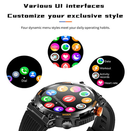 Smart Watch with Bluetooth Calling, Rugged Smartwatch with Compass – image 8