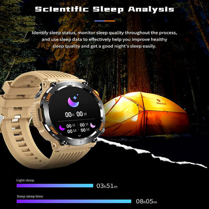 Smart Watch with Bluetooth Calling, Rugged Smartwatch with Compass – image 11
