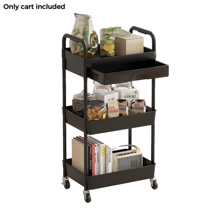Rolling Utility Cart with Wheels, Rolling Drawer Cart for Storage – image 5