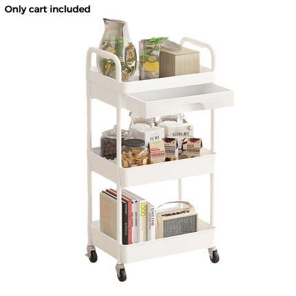 Rolling Utility Cart with Wheels, Rolling Drawer Cart for Storage – image 7