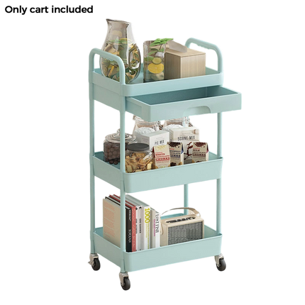 Rolling Utility Cart with Wheels, Rolling Drawer Cart for Storage – image 15