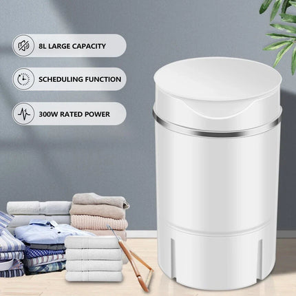 Mini Washing Machine, Semi Automatic Top Loading Washing Machine Single Tub, Mini Washer for Baby Clothes, 220V