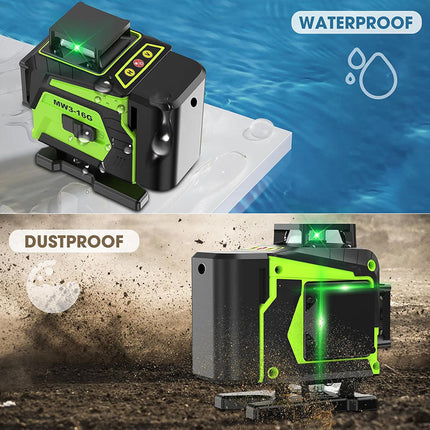 Laser Level 16 Lines Green, Self Leveling Cross Line Laser Level – image 6