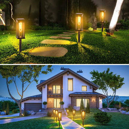 Solar Pathway Lights with Adjustable Height, Solar Yard Lights for Garden and Driveway – image 5