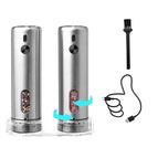 2-Piece Charging & Storage Base & Adjustable – Silver