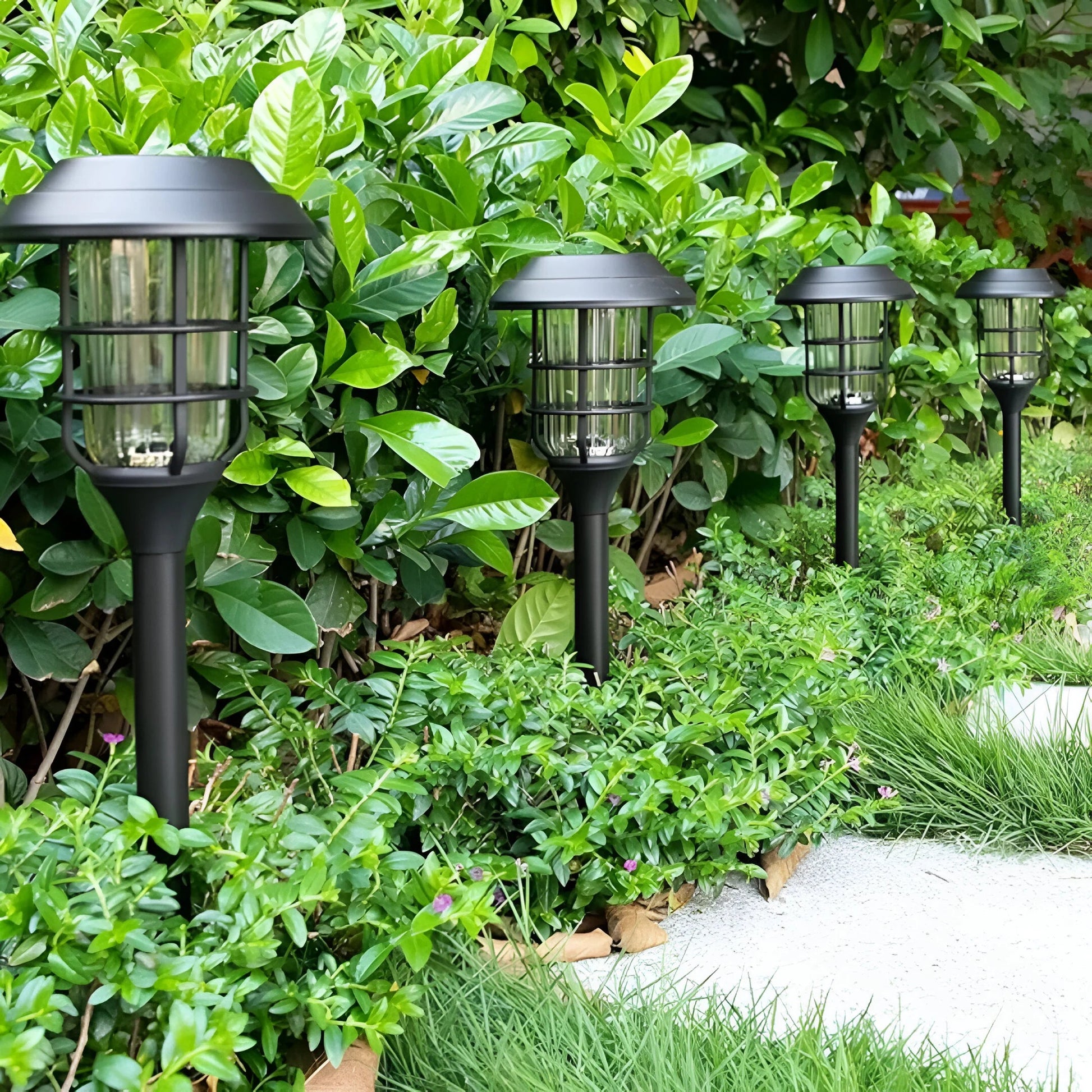 Luminara | Charming Weatherproof Solar Garden Light Set for Outdoor Ambiance 4