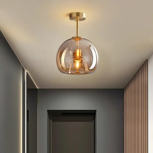 Luminara | Chic Modern Glass Flush Mount Ceiling Light Fixture 3