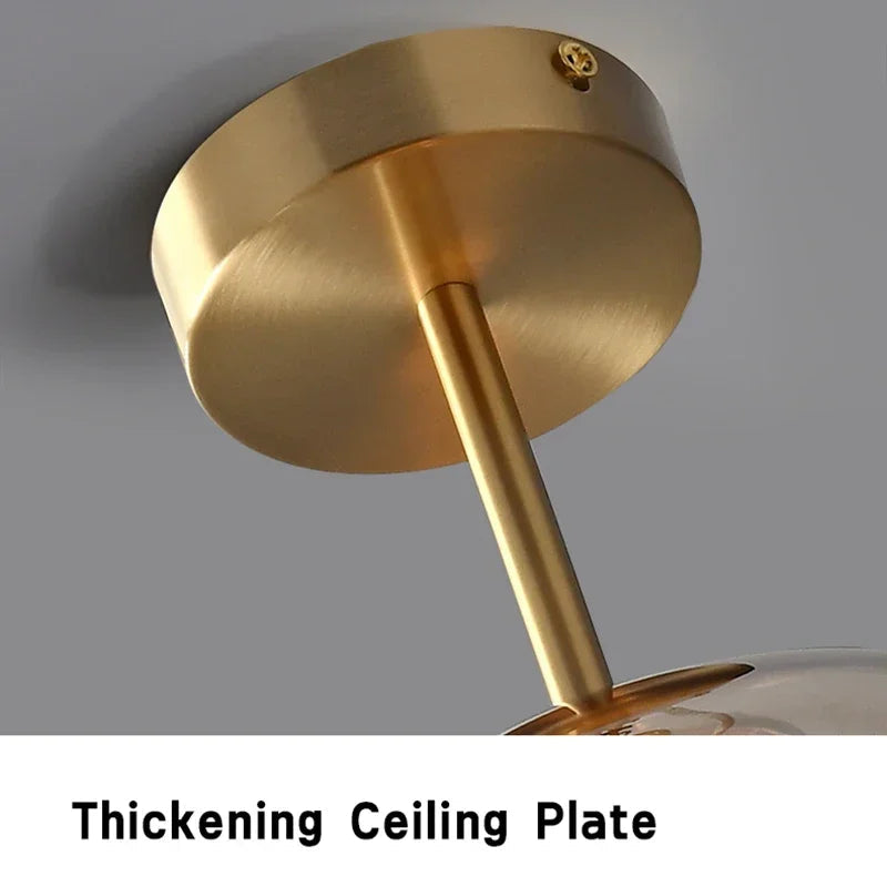 Luminara | Chic Modern Glass Flush Mount Ceiling Light Fixture 5