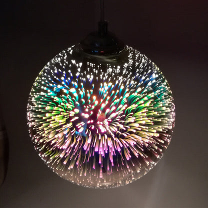 Luminara | Vibrant Artistic 3D Firework Glass Pendant Light 3