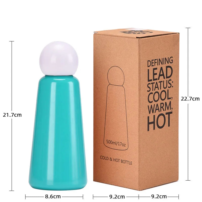 LuxDrop | Leak-Proof Water Bottle with Double-Walled Insulation | Keeps Drinks Hot for 12 Hours and Cold for 24 Hours 4