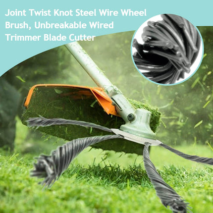 Weed Eater Head 6 Inch Metal, Steel Wire Trimmer Head Replacement