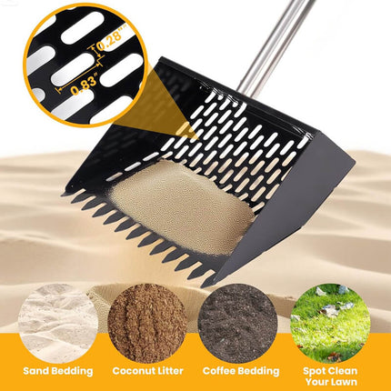 Dog Poop Scooper with Long Handle, Cat Litter Scooper – image 5