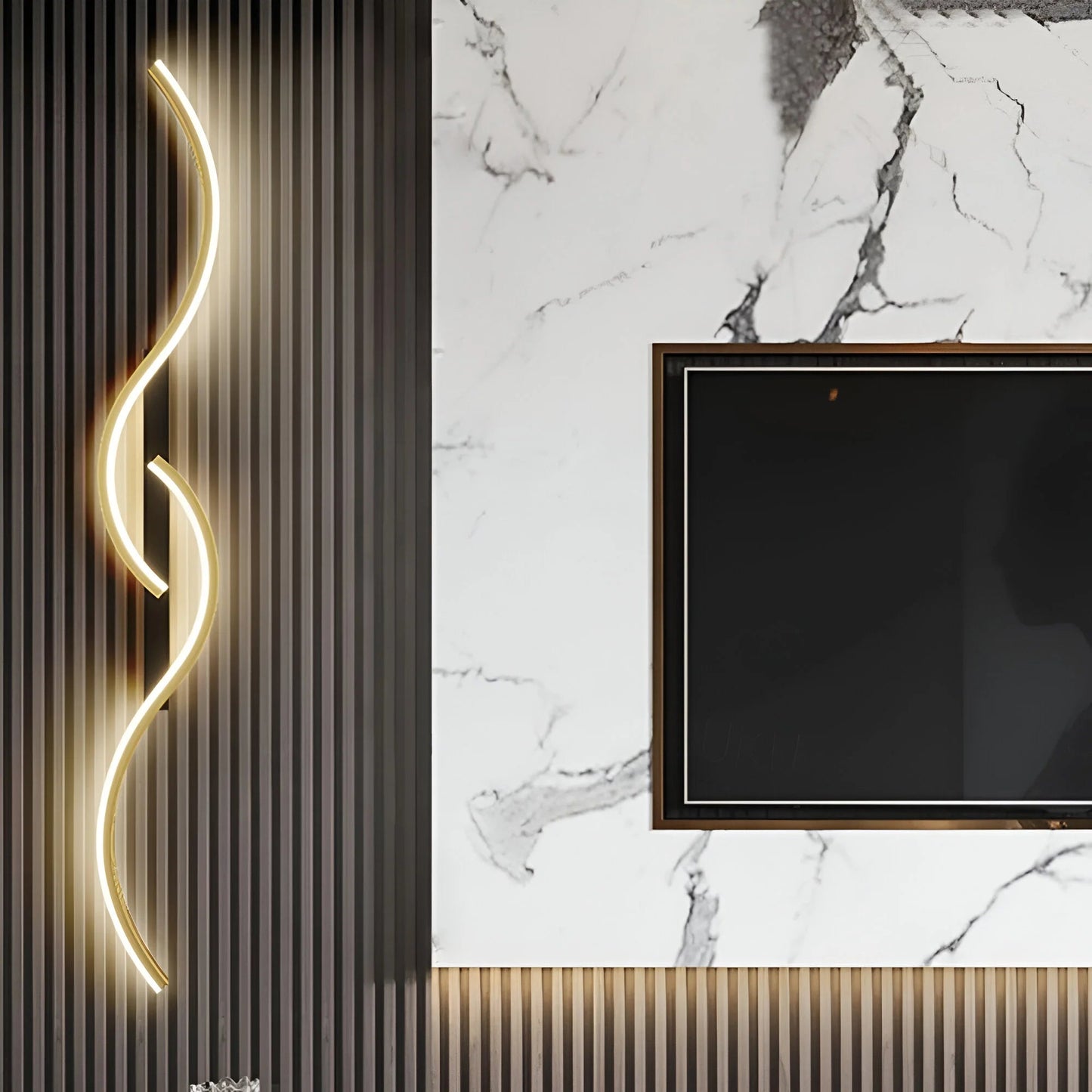 Modern Curved Wall Light | Energy-Efficient Sconce with LED Design | Stylish Illumination for Ambient Atmosphere 2
