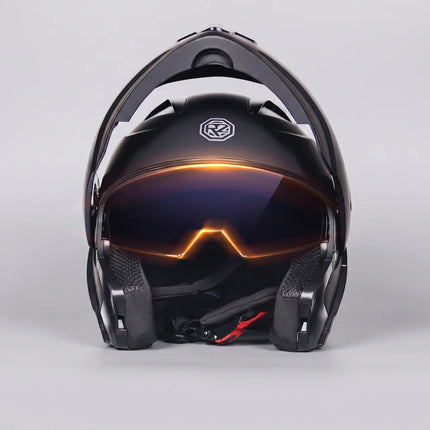 Flip Up Modular Helmet with Tinted Visor – image 4