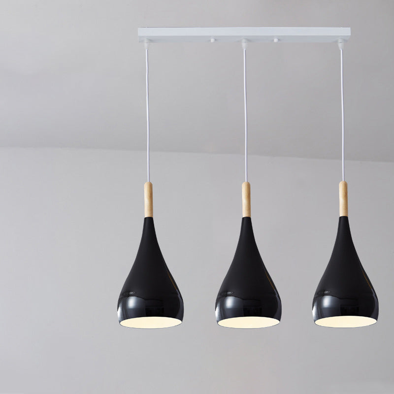 Nordic Glow | Stylish Modern Wood and Metal Kitchen Pendant Lighting 8