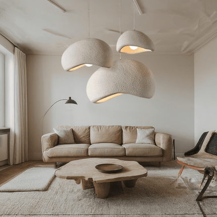 Ceiling Light Fixture, Glass Pendant Lights for Kitchen, Dining Room Light Fixture, Dimmable Hanging Light