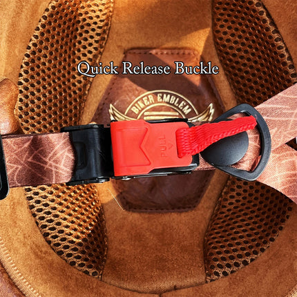 Inner Visor and Quick Release Buckle, Baseball Cap Motorcycle Helmet – image 5