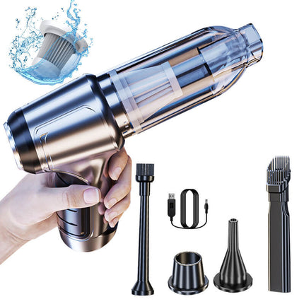 Cordless Car Vacuum with Air Blower, Handheld Vacuum Cleaner with Air Duster