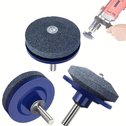 Lawn Mower Blade Sharpener for Drill, Drill Grinding Stone – image 9