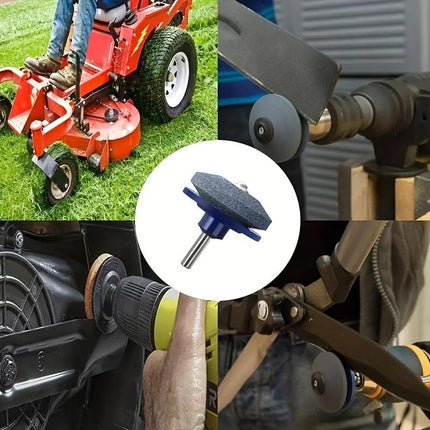 Lawn Mower Blade Sharpener for Drill, Drill Grinding Stone