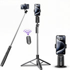 Auto Tracking Phone Stand, Face Tracking Phone Holder with 360 Rotation, Phone Stand for Desk and Vlogging