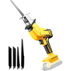 Cordless Reciprocating Saw with 4 Blades, Power Saw with LED Light – image 11