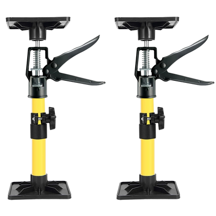 Cabinet Jacks 2 Pack, Cabinet Installation Tool with Adjustable Support Pole, Drywall Jack, Third Hand Tool for Ceilings