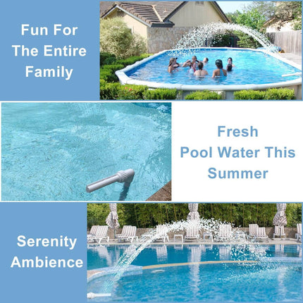 Pool Fountain Sprayer for Above Ground Pools, Swimming Pool Fountain Waterfall – image 4