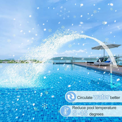 Pool Fountain Sprayer for Above Ground Pools, Pool Accessory for Inground Return Jet – image 5