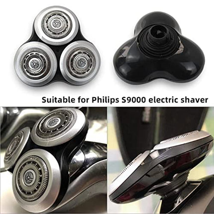 Electric Shaver Head Replacement HQ9865, Silver Shaving Head