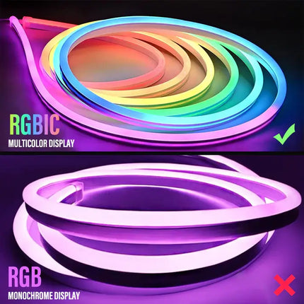 LED Strip Lights, RGBIC Neon Rope Light with Music Sync – image 5