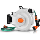 Retractable Hose Reel Wall Mount, Garden Hose Reel