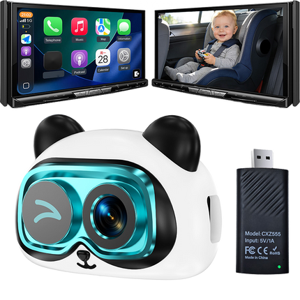 Infant Car Camera for Back Seat, Car Camera 1080p for Wireless CarPlay and Android Auto – image 10