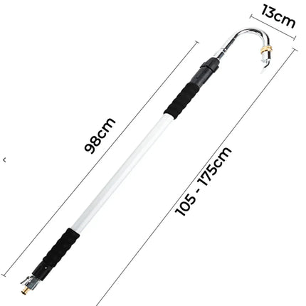 Gutter Cleaner Telescopic, Gutter Cleaning Tool with Jet Spray Nozzle – image 10