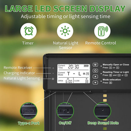 Automatic Chicken Coop Door with Timer and Light Sensor, Automatic Chicken Coop Door with Timer and Light Sensor – image 5