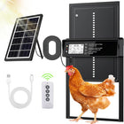 Automatic Chicken Coop Door with Timer and Light Sensor, Automatic Chicken Door with Remote for Hen House and Duck Coop