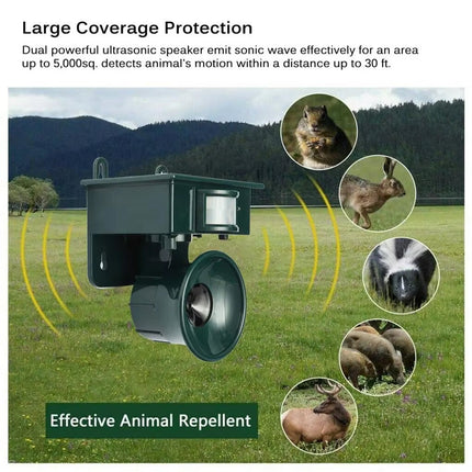 Ultrasonic Bat Repellent Outdoor, Waterproof Ultrasonic Animal Repellent – image 7