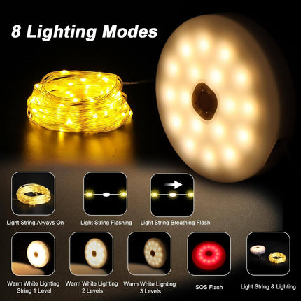 LED String Lights with Solar Power Bank – image 5