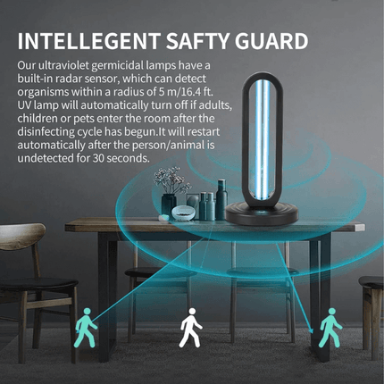 UV Sterilizer Light with Ozone control panel