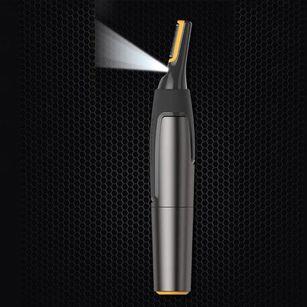 Beard Trimmer for Men, Nose Hair Trimmer with LED Light, Ultra Thin Eyebrow Trimmer for Ears and Sideburns