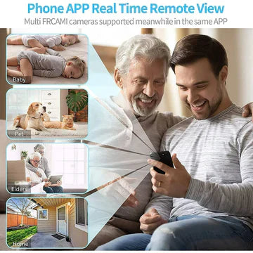 Mini Wireless Security Camera, WiFi Camera with Night Vision and Motion Detection