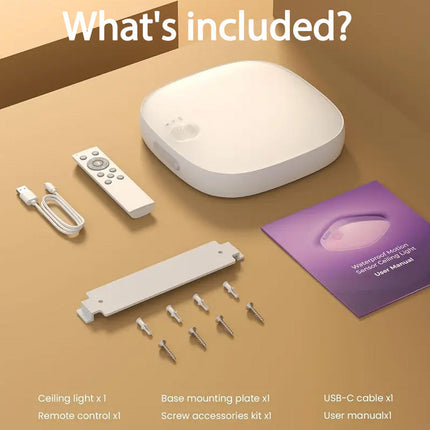 Motion Sensor Light for Shower, RGB Light with Remote – image 12